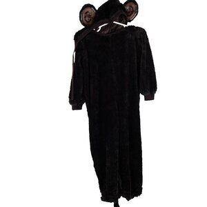 Monkey Costume Kids Furry One-Piece With Ears & Tail‎ Charades